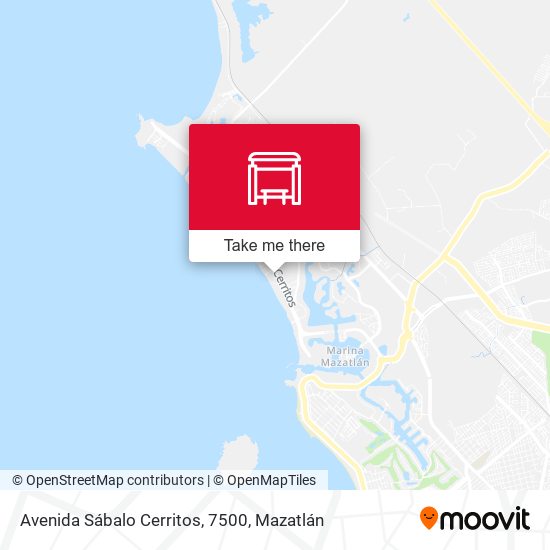 Mapa de Avenida Sábalo Cerritos, 7500