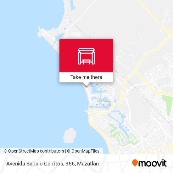 Avenida Sábalo Cerritos, 366 map