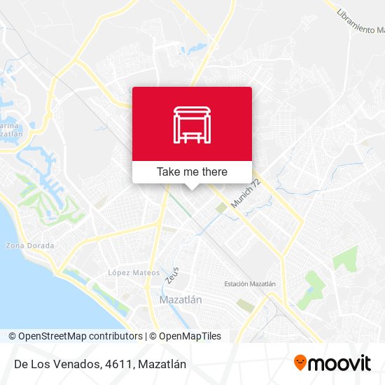 De Los Venados, 4611 map