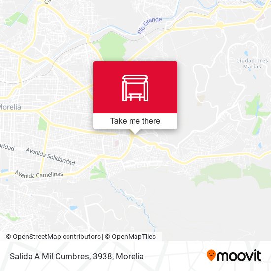 Mapa de Salida A Mil Cumbres, 3938