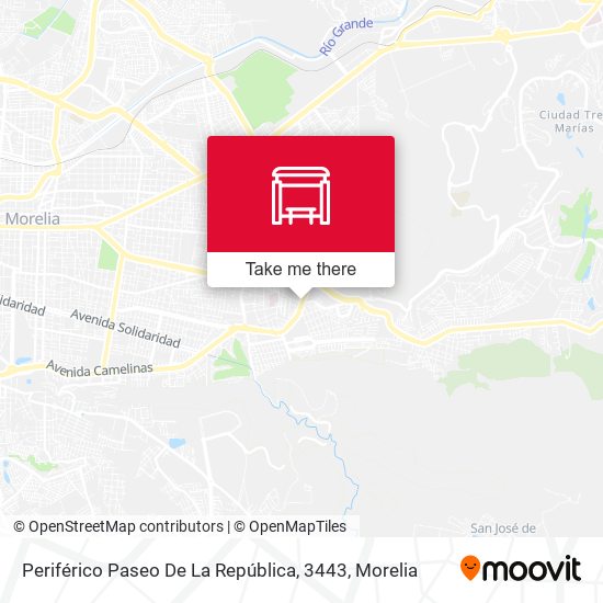 Mapa de Periférico Paseo De La República, 3443