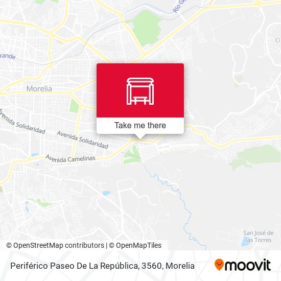 Mapa de Periférico Paseo De La República, 3560
