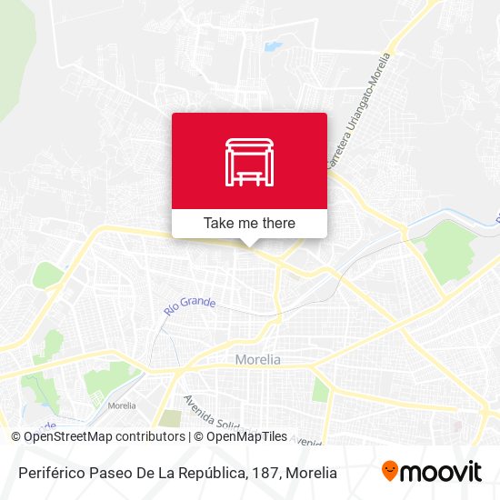 Periférico Paseo De La República, 187 map