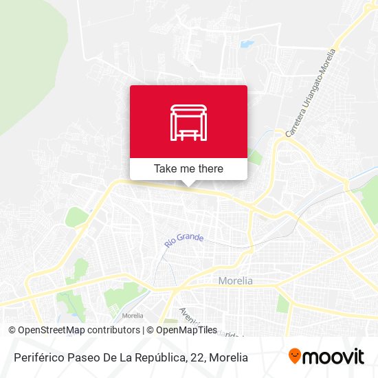 Periférico Paseo De La República, 22 map