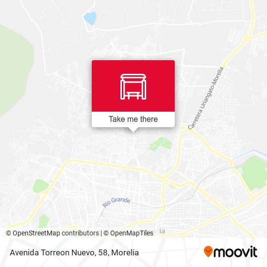 Mapa de Avenida Torreon Nuevo, 58