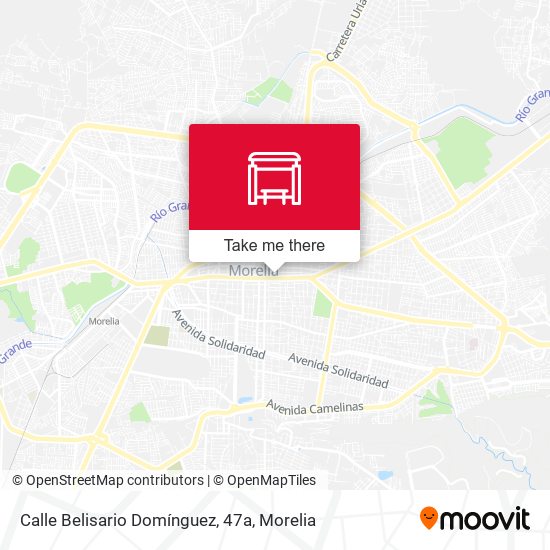 Calle Belisario Domínguez, 47a map