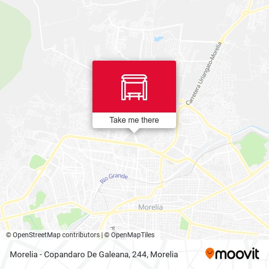 Mapa de Morelia - Copandaro De Galeana, 244