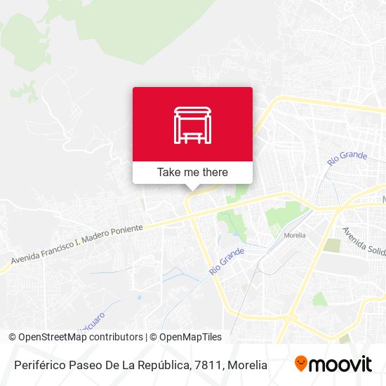 Mapa de Periférico Paseo De La República, 7811
