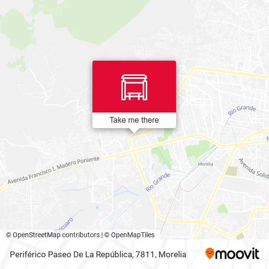 Mapa de Periférico Paseo De La República, 7811