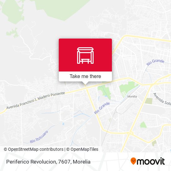Mapa de Periferico Revolucion, 7607