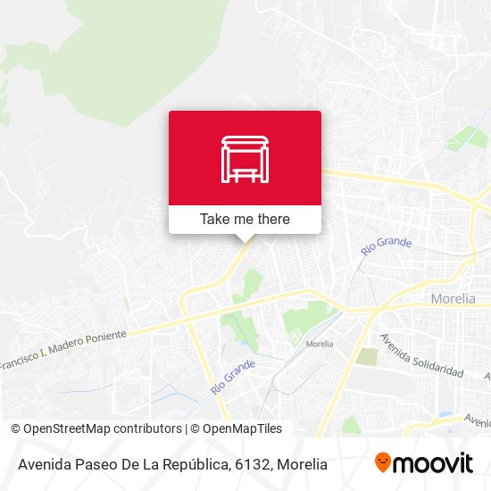 Mapa de Avenida Paseo De La República, 6132