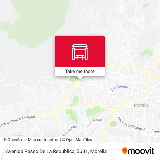Avenida Paseo De La República, 5631 map