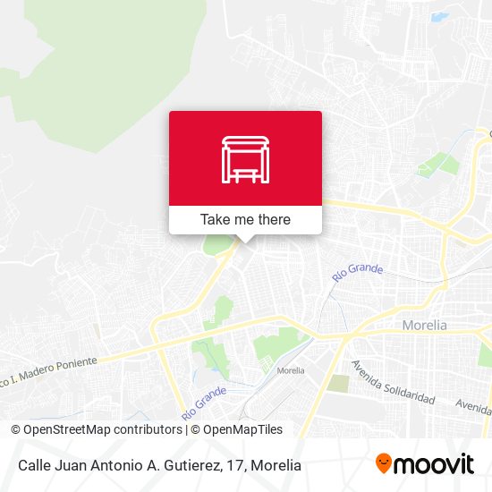 Calle Juan Antonio A. Gutierez, 17 map