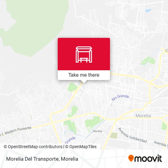 Mapa de Morelia Del Transporte