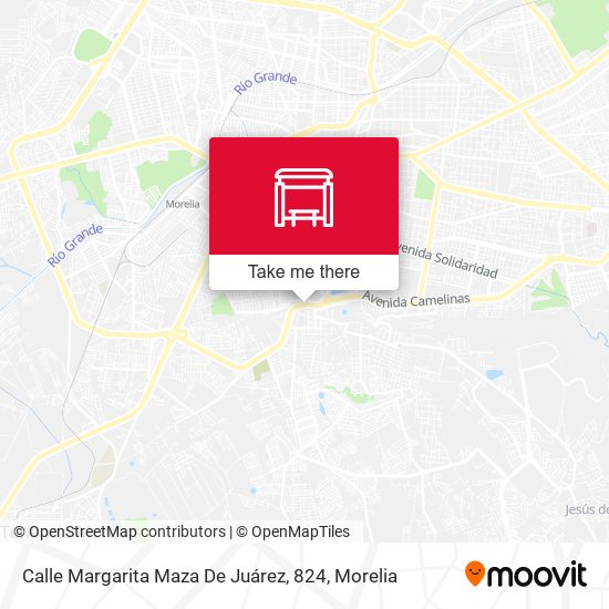 Mapa de Calle Margarita Maza De Juárez, 824