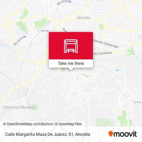 Mapa de Calle Margarita Maza De Juárez, 51