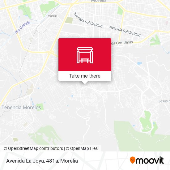 Mapa de Avenida La Joya, 481a