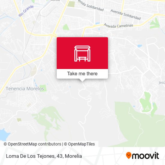 Loma De Los Tejones, 43 map