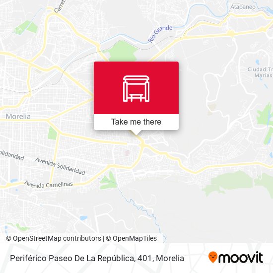 Periférico Paseo De La República, 401 map