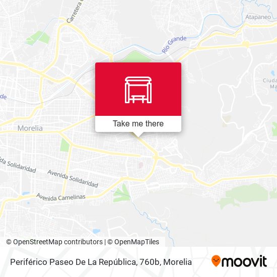 Periférico Paseo De La República, 760b map