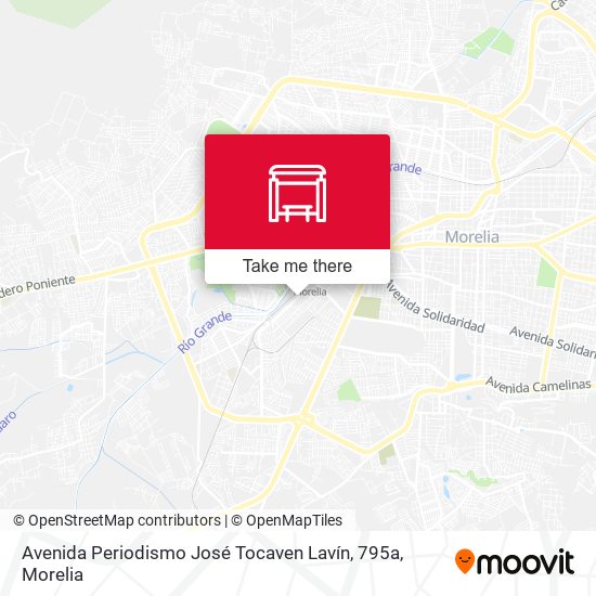 Mapa de Avenida Periodismo José Tocaven Lavín, 795a