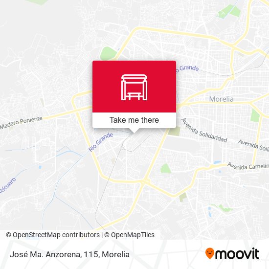 José Ma. Anzorena, 115 map