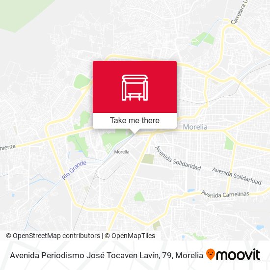 Mapa de Avenida Periodismo José Tocaven Lavín, 79