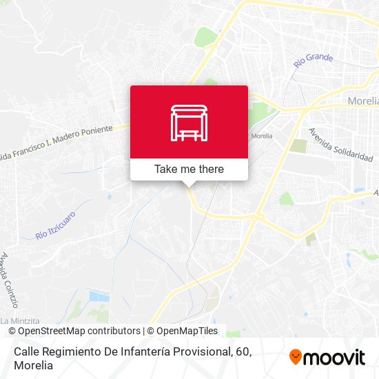Calle Regimiento De Infantería Provisional, 60 map