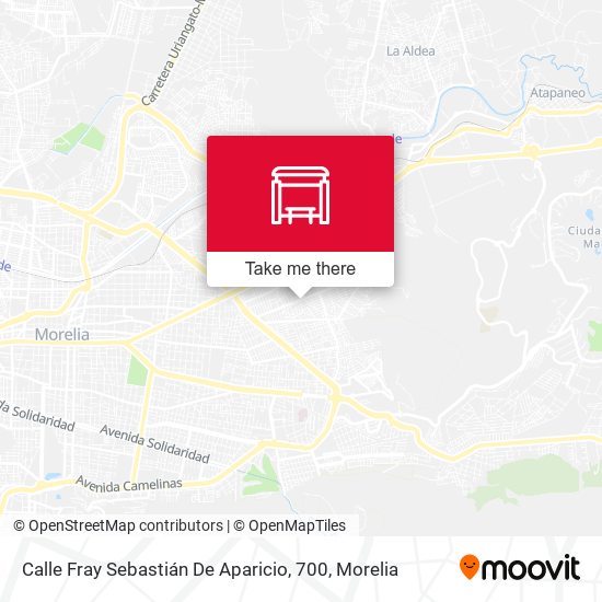 Mapa de Calle Fray Sebastián De Aparicio, 700