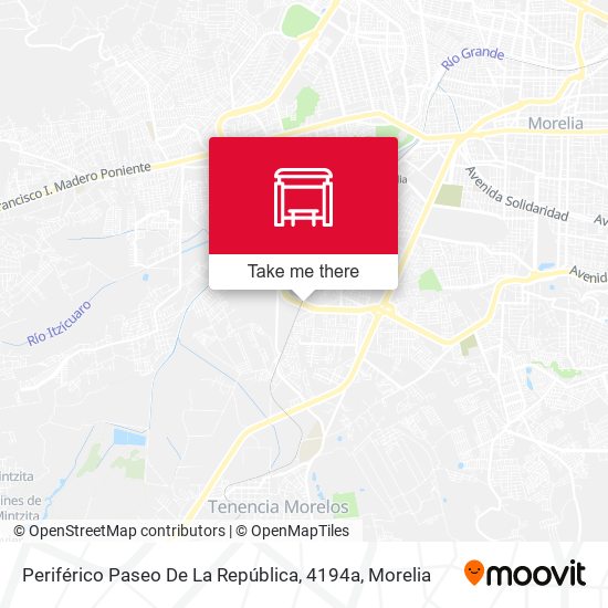 Mapa de Periférico Paseo De La República, 4194a