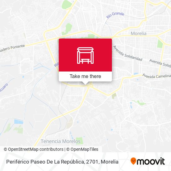 Periférico Paseo De La República, 2701 map
