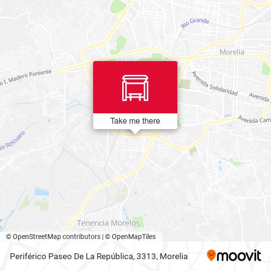 Periférico Paseo De La República, 3313 map