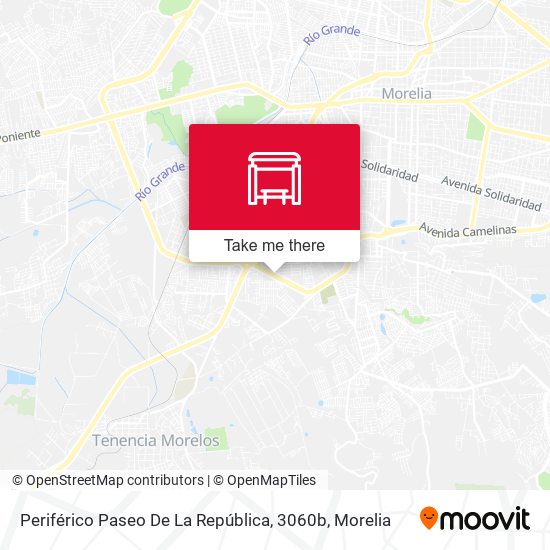 Periférico Paseo De La República, 3060b map