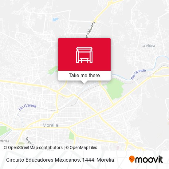 Circuito Educadores Mexicanos, 1444 map