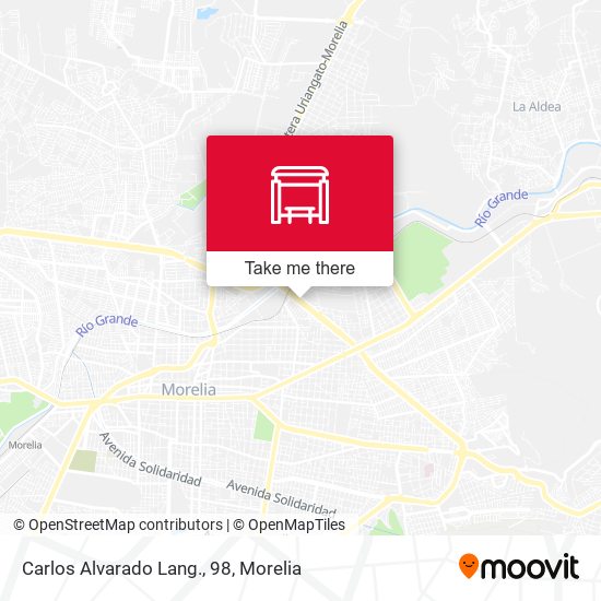 Mapa de Carlos Alvarado Lang., 98