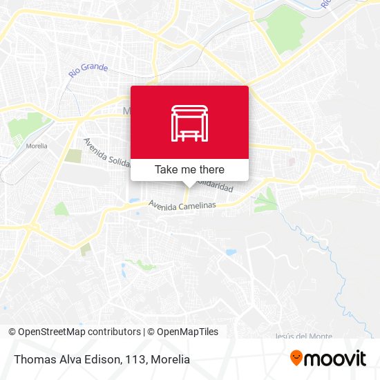 Thomas Alva Edison, 113 map