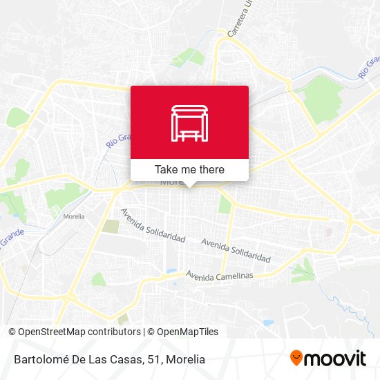 Bartolomé De Las Casas, 51 map