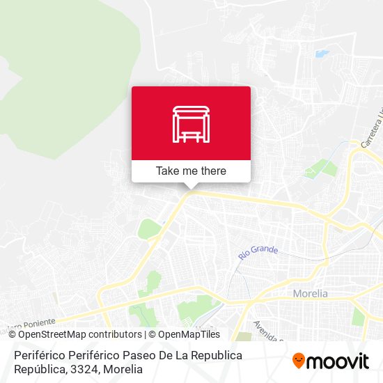 Periférico Periférico Paseo De La Republica República, 3324 map
