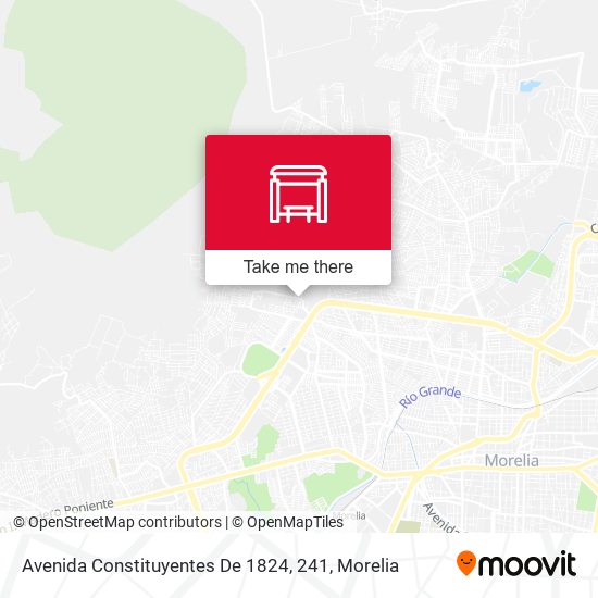 Mapa de Avenida Constituyentes De 1824, 241