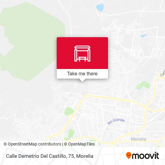 Calle Demetrio Del Castillo, 75 map