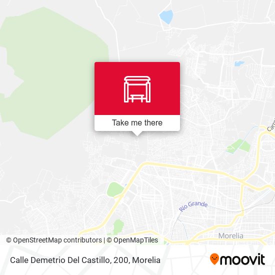 Calle Demetrio Del Castillo, 200 map