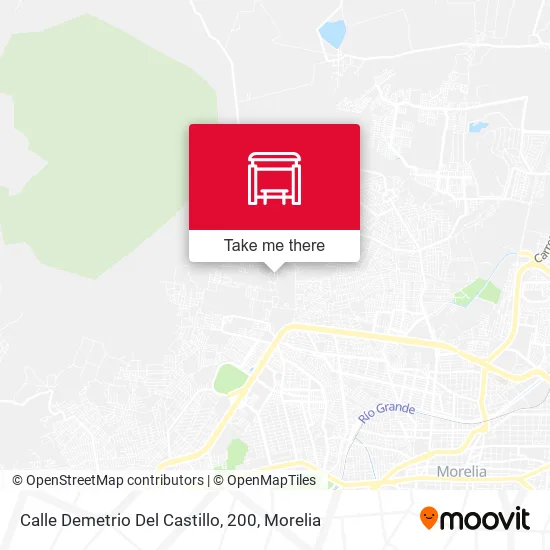 Calle Demetrio Del Castillo, 200 map