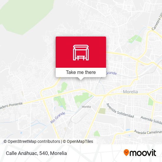 Mapa de Calle Anáhuac, 540