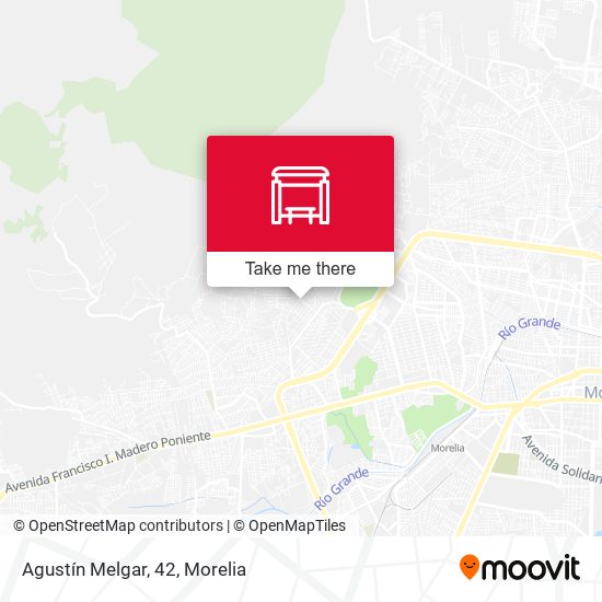 Agustín Melgar, 42 map