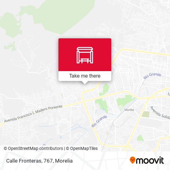 Mapa de Calle Fronteras, 767