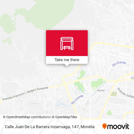 Calle Juan De La Barrera Inzarruaga, 147 map