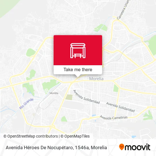 Avenida Héroes De Nocupétaro, 1546a map