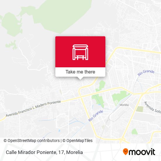 Mapa de Calle Mirador Poniente, 17