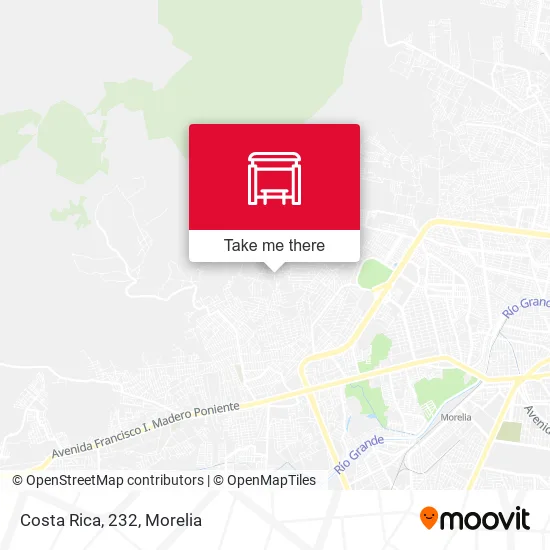 Costa Rica, 232 map