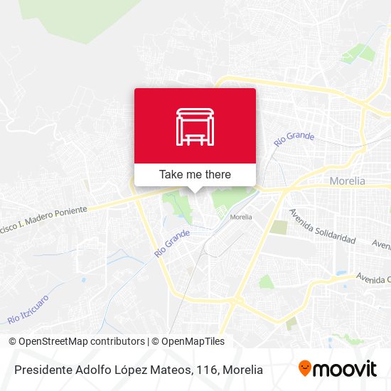 Presidente Adolfo López Mateos, 116 map